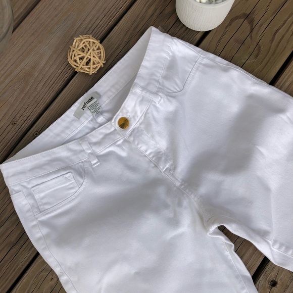 refuge Pants - Refuge White Skinny jeans